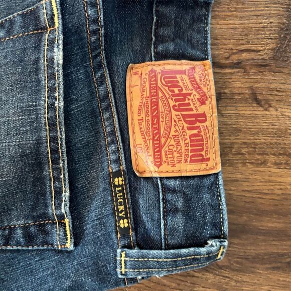 Lucky Brand Women's Lola Straight Jeans Blue Dark Wash Size  6 - Picture 13 of 15